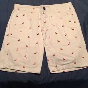 White Flamingo Shorts